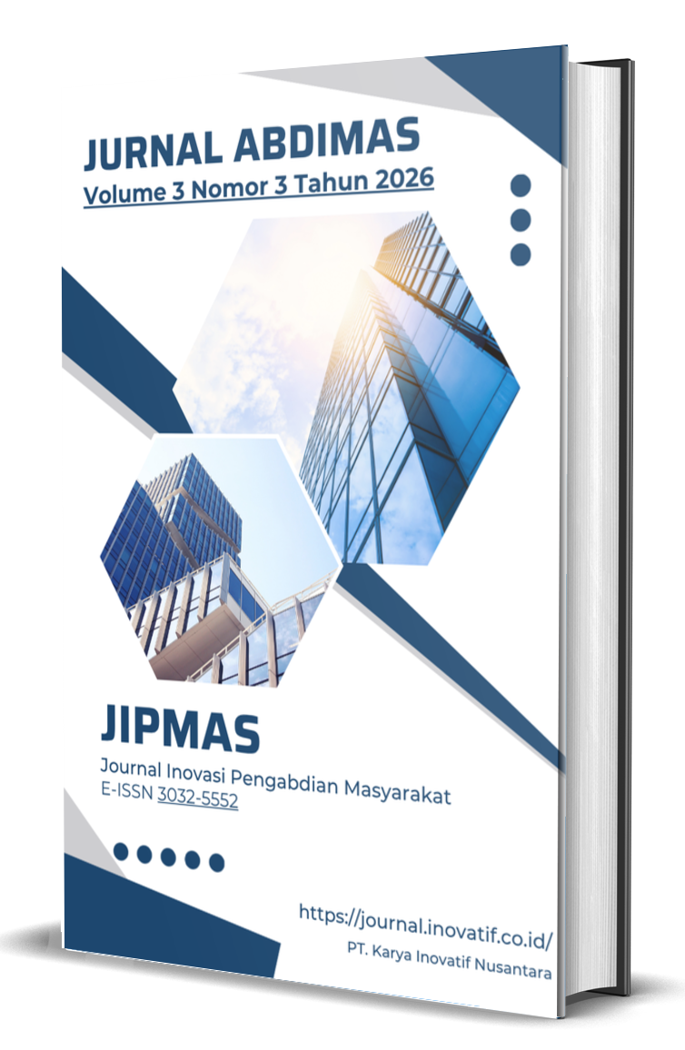 					View Vol. 3 No. 3 (2026): JIPMAS : Jurnal Inovasi Pengabdian Masyarakat
				